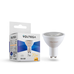 Лампочка Voltega 7253 Simple MR16 7W 3000K 38° GU10
