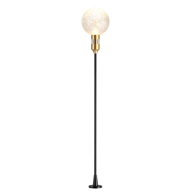 Светильник садовый ODEON LIGHT 7121/2GL 655мм металл/стекло IP65 LED 2W 99Лм 24V 3000K DANDE (нужен драйвер 357781/357782)