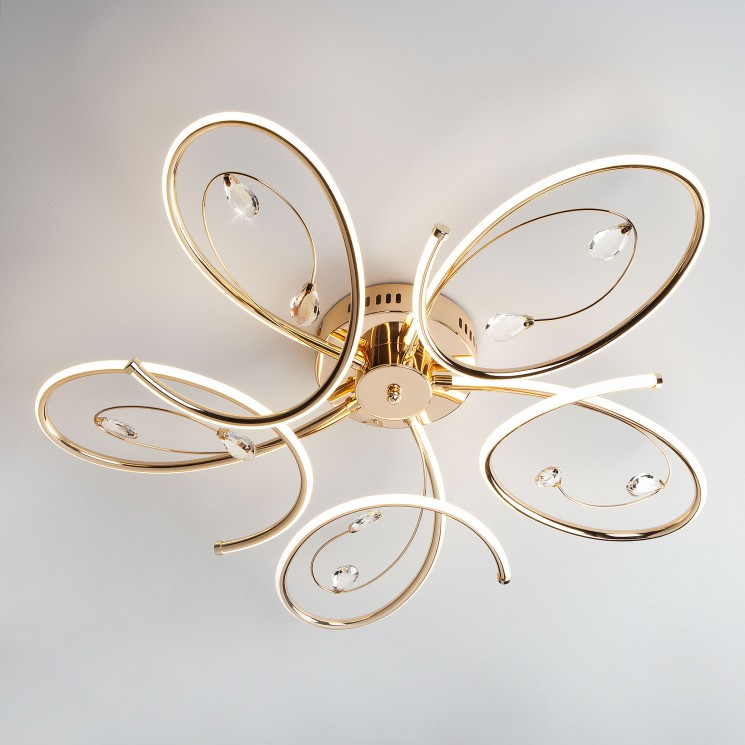 Потолочный светильник Eurosvet 90099/5 золото Saona