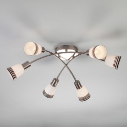 Потолочный светильник Eurosvet 30131/6 сатин-никель Jenna