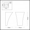Настенный гипсовый светильник Odeon light 3882/1W GIPS