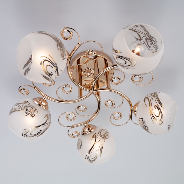 Потолочный светильник  Eurosvet Delano 30031/5 золото