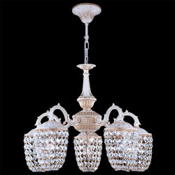 Люстра Eurosvet 22826/5 белый с золотом Strotskis