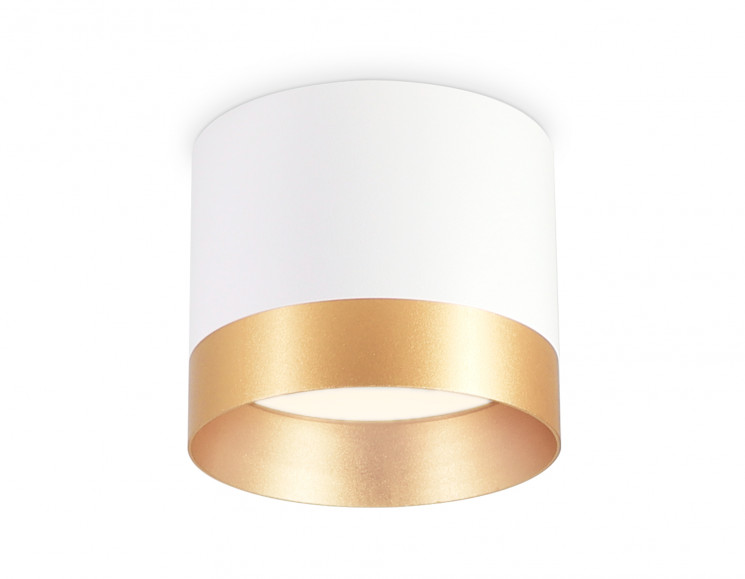 Накладной точечный светильник GX53 TN5315 WH/GD белый/золото GX53 D82*70 Ambrella Light TN5315