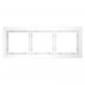 Рамка 3 поста VOLTUM VLS110302 белый матовый