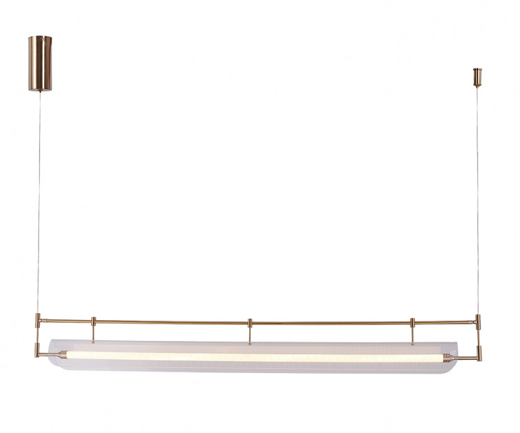 Kink Light 08021-150P,20 Подвес Аника бронза w150*10 h150 Led 32W (3000K)