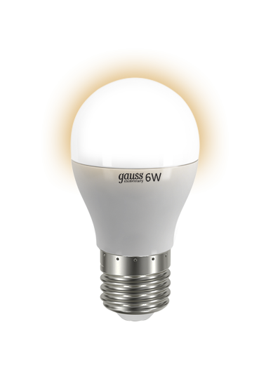 Лампа Gauss LED Elementary Globe LD53216 6W E27 2700K