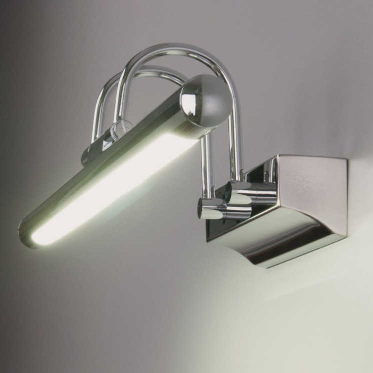 Настенный светодиодный светильник Elektrostandard Flint LED  хром (MRL LED 6W 1002 IP20)