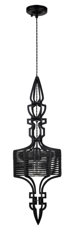 Светильник подвесной Crystal Lux PRIMA SP1 A BLACK/BLACK