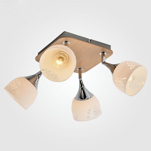 Люстра Eurosvet 20051/4 светлое дерево