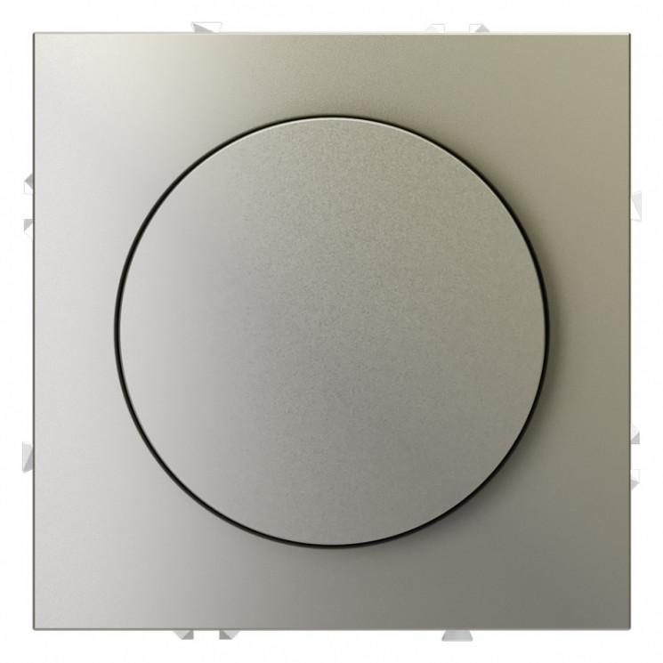 Светорегулятор встраиваемый S70 поворотно-нажимной 600 Вт, VOLTUM VLS070304 шелк