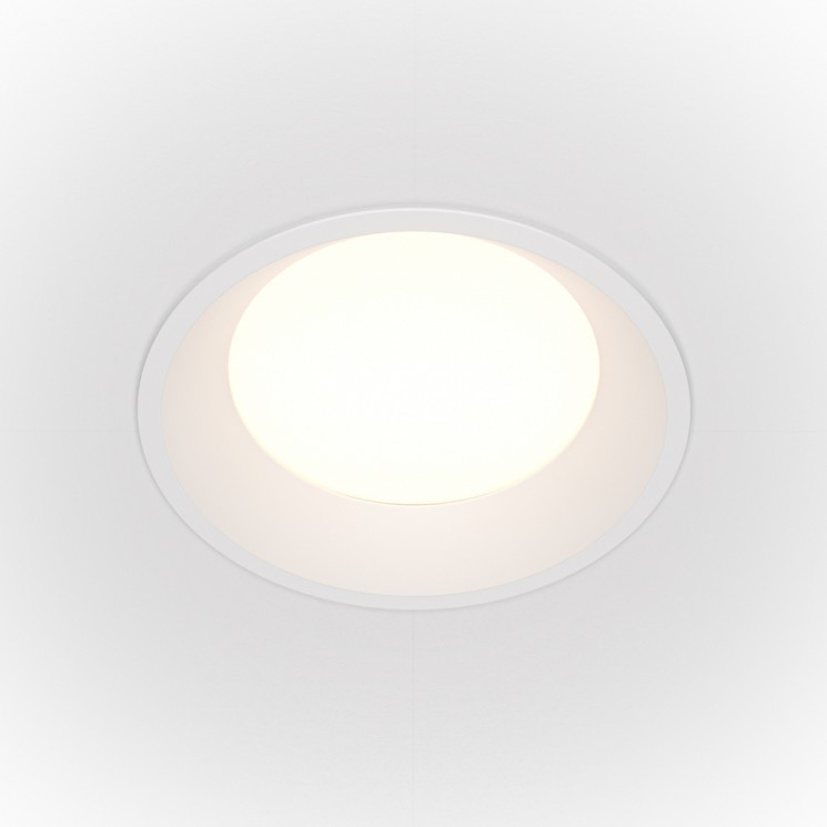 Встраиваемый светильник Maytoni Technical DDL053-12W3K-W 12 Вт 3000К D 12см Глубина 6см