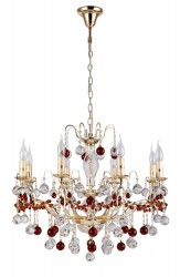 Люстра Crystal Lux FRUTA SP8 GOLD