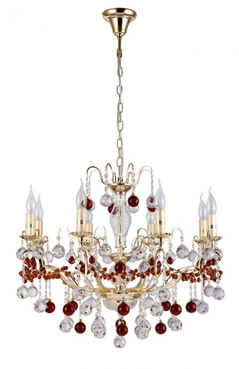 Люстра Crystal Lux FRUTA SP8 GOLD