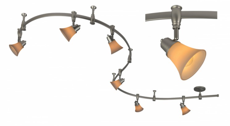 Трековая система на гибкой шине CITILUX CL560261