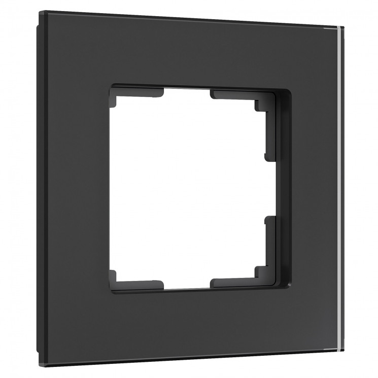 Рамка на 1 пост Senso (черный, стекло soft-touch) Werkel W0013108