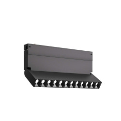 Магнитный трековый светильник SKYLINE 220 SKYLINE 220 ST Luce Черный LED 1*9W 3000K 700Lm Ra>90 34° IP20 L258xW26xH137 220V    ST686.436.09