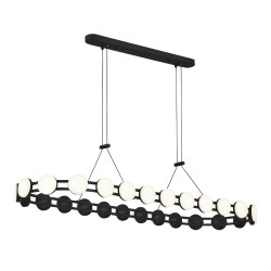 Светильник подвесной ST Luce черный/белый LED 1*50W 4000K         SL6610.403.26