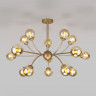 Люстра на штанге Eurosvet 30180 матовое золото Astro