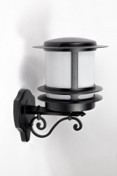 Настенный уличный(фасадный) светильник YAOHUALUX 68301/02 Bl opal TOKIO