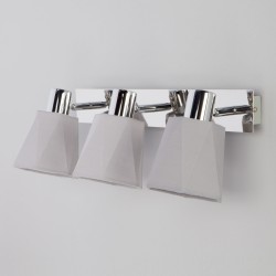 Настенный светильник с поворотными абажурами Eurosvet Verso 20087/3 хром/серый