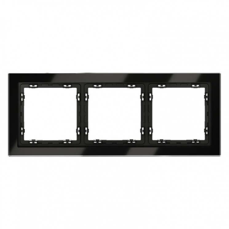 Рамка 3 поста VOLTUM VLS110308 черный