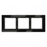 Рамка 3 поста VOLTUM VLS110308 черный