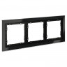 Рамка 3 поста VOLTUM VLS110308 черный