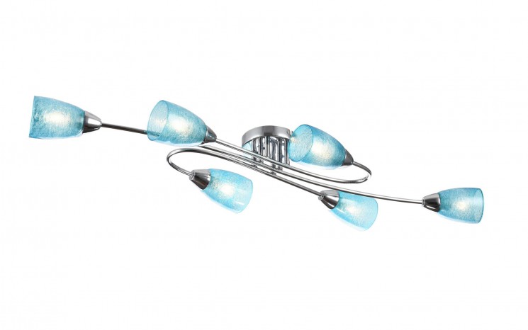 Люстра Freya FR5104-CL-06-BL Flash