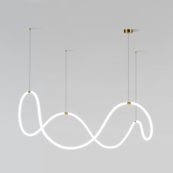 Подвесной светильник Eurosvet 90288/1 латунь D90см 3300; 4200; 6500 К 65Вт