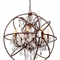 Люстра подвесная LOFT IT LOFT1897/8 Foucaults orb crystal