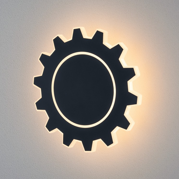 Светильник настенный светодиодный Elektrostandard Gear L LED черный (MRL LED 1100)