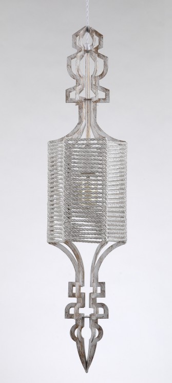 Светильник подвесной Crystal Lux PRIMA SP1 B WHITE-GOLD/WHITE