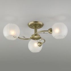Потолочный светильник  Eurosvet Jeanne 30146/3 перламутровое золото