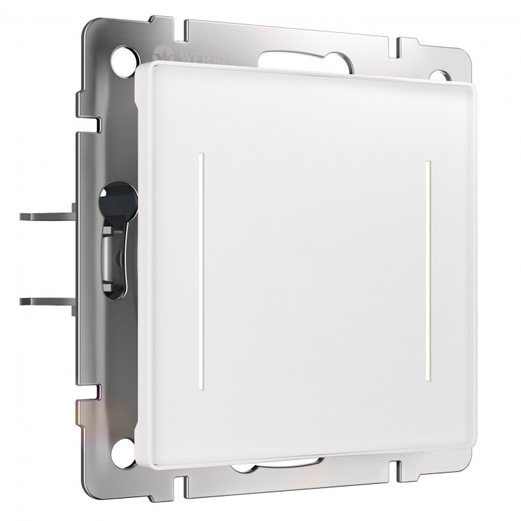 Сенсорный выключатель двухклавишный с подсветкой (белый) Werkel W4522001