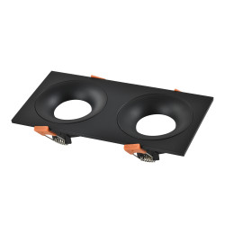 Светильник встраиваемый ST Luce Черный GU10 2*50W IP44 L100xW200xH40 #ИМЯ? Без ламп      ST259.408.02