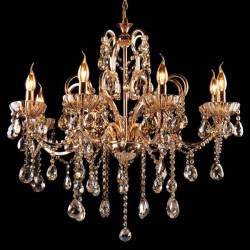 Люстра Eurosvet 3108/8 золото/тонированный хрусталь Strotskis