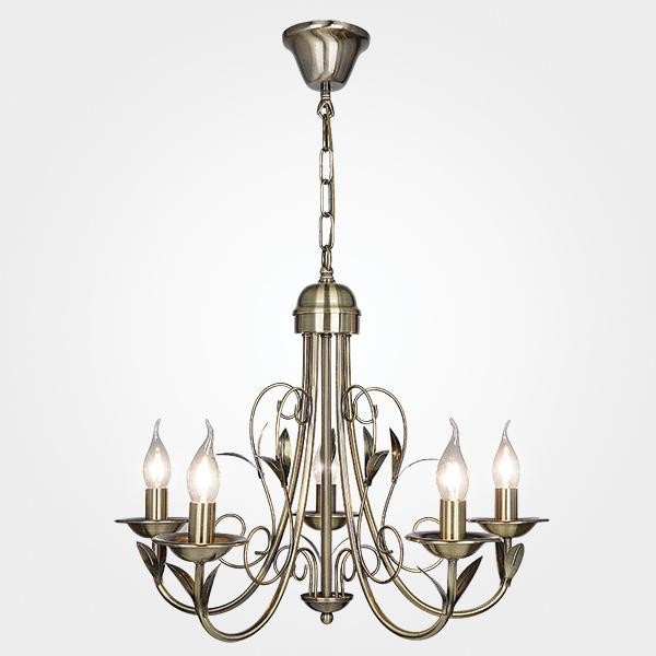 Люстра Eurosvet 60050/5 античная бронза