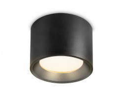 Накладной точечный светильник TN5326 BK черный GX53 D96*80 Ambrella Light TN5326