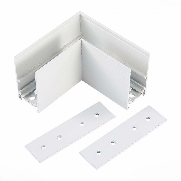 Угол-соединитель для подвесного / накладного магнитного шинопровода  ST-Luce Белый ST1007.519.00 SKYLINE 48