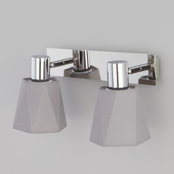 Настенный светильник с выключателем Eurosvet Verso 20087/2 хром/серый