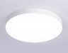 Потолочный светодиодный светильник Ambrella light FV5535 WH белый LED 90W 3000K D600*58 (Без ПДУ)