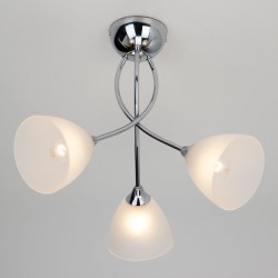 Потолочный светильник Eurosvet 30117/3 хром Nika