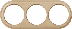 Рамка на 3 поста светлый бук Werkel W0035224 (WL15-frame-03 Legend)