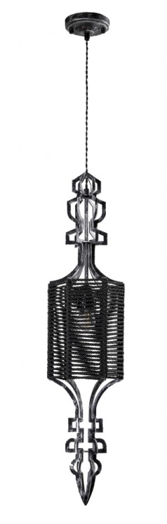 Светильник подвесной Crystal Lux PRIMA SP1 B BLACK-SILVER/BLACK