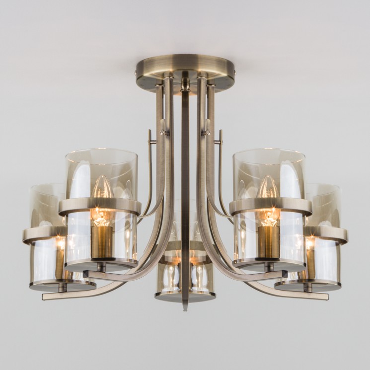 Потолочный светильник  Eurosvet Coppa 60085/5 античная бронза