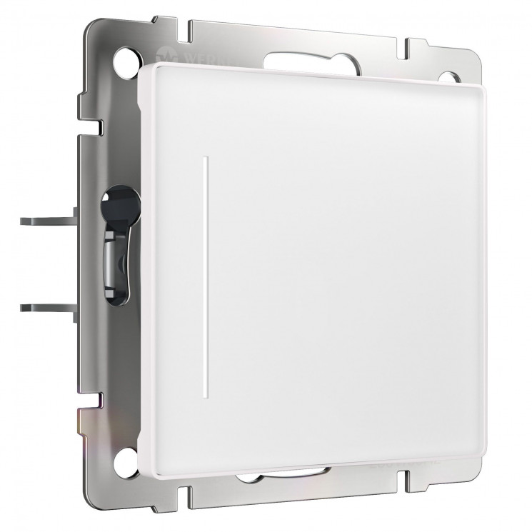 Сенсорный выключатель одноклавишный с подсветкой (белый) Werkel W4512001