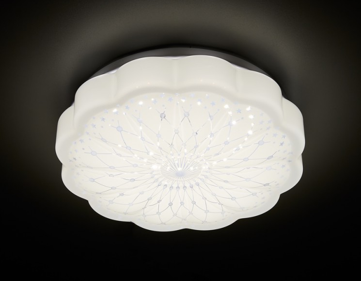 Светодиодный светильник Ambrella light F555 WH 15W 4200K D300 ORBITAL FLY SIMPLE