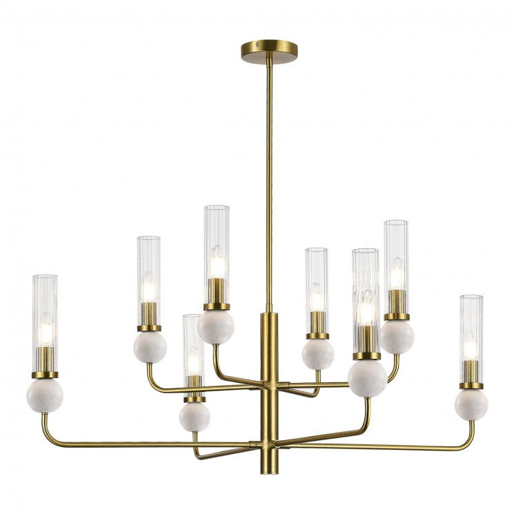 Светильник подвесной ST Luce латунь/прозрачный E14 8*40W          SL1244.303.08