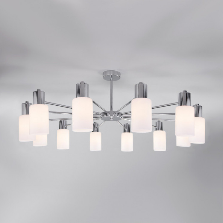 Люстра на штанге Eurosvet 70160/12 хром Vegga